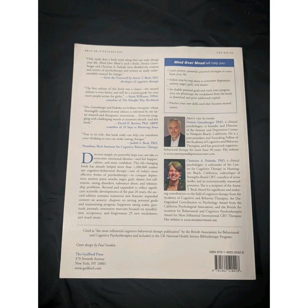 Mind Over Mood (2nd Edition) - Dennis‎ Greenberger & Christine Padesky